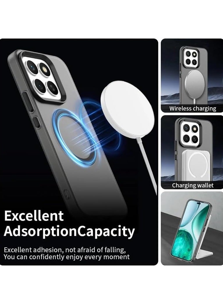 general Transparent Case Compatible with Honor X8c, Mag-Safe Compatible, Shockproof  Grade Protection, Yellowing Resistant, Magnetic Classic Hybrid Case - Image 2