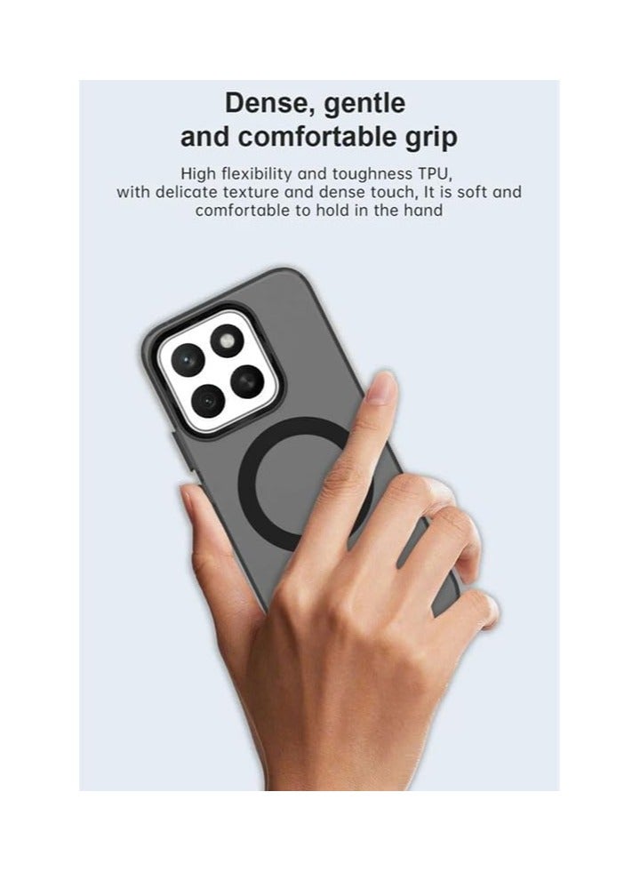 general Transparent Case Compatible with Honor X8c, Mag-Safe Compatible, Shockproof  Grade Protection, Yellowing Resistant, Magnetic Classic Hybrid Case - Image 5
