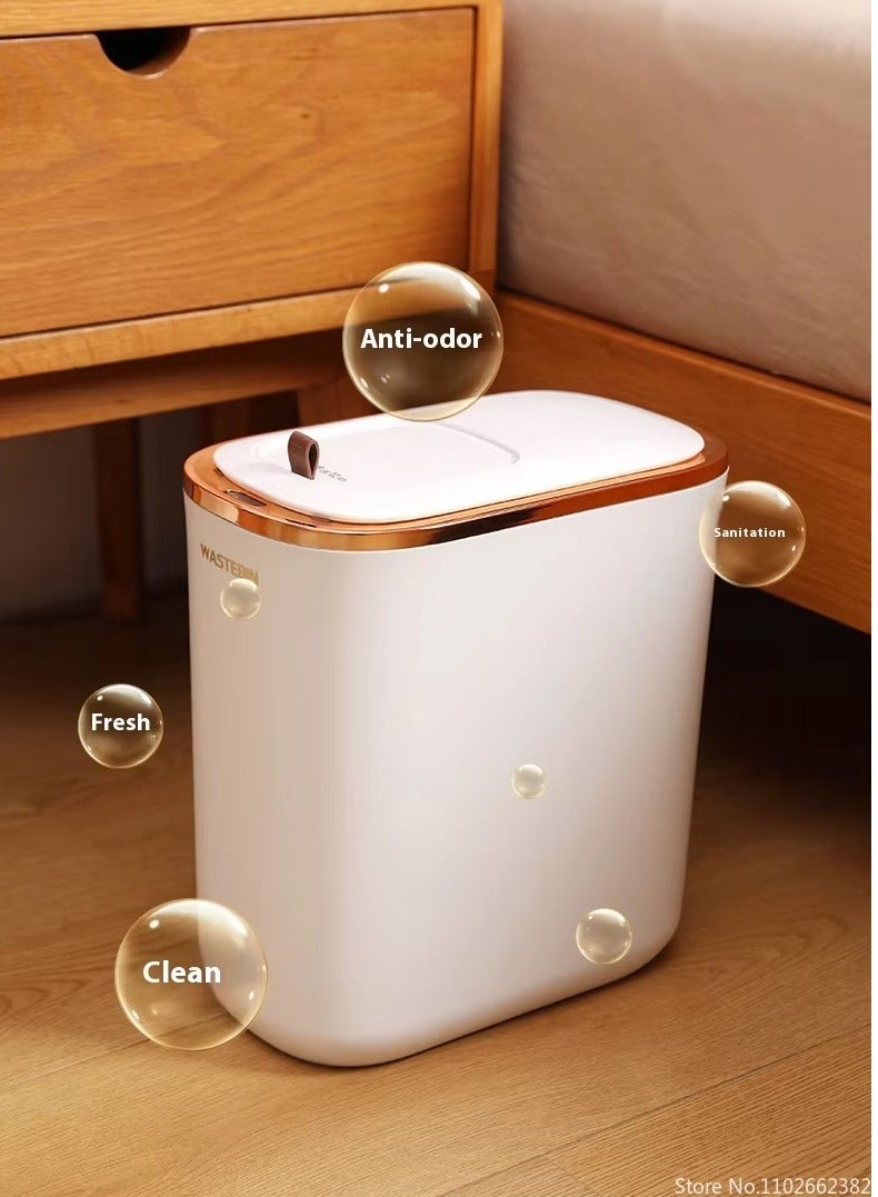 DubaiGallery Narrow Automatic Sensor Trash Can, Smart Bathroom Trash Can, Toilet Trash Can, Kitchen Trash Can, Home, 12L  - Image 4