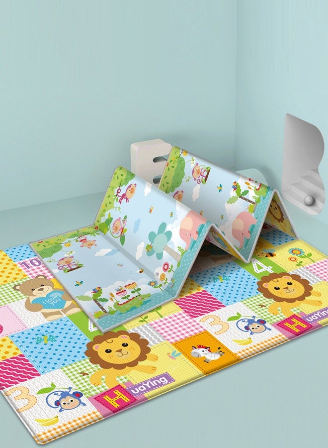 Aikenn Reversible Baby Play Mat Soft Playmat for Baby's CrawlingTummy Time Thick Floor Mats for ChildrenToddlers & Babies Play Mats for Floor in Bedroom Nursery Playroom100*180*1cm - Image 3