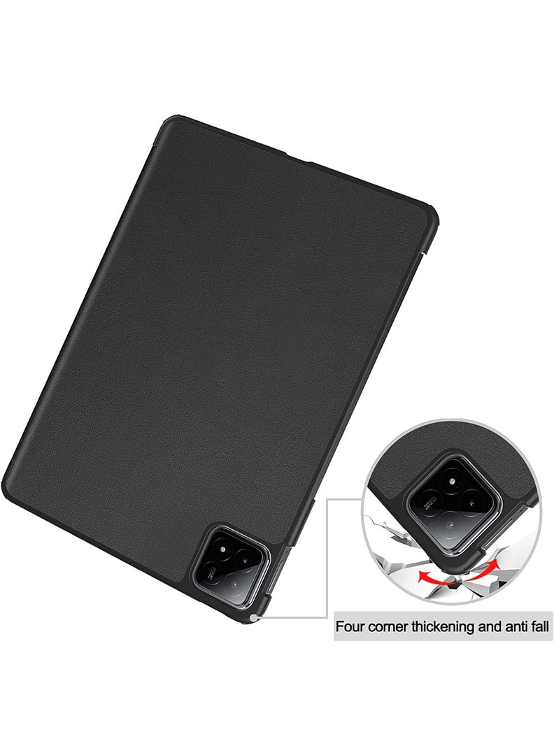 Theodor Protective Flip Case For Xiaomi Pad 6S Pro 12.4 With Trifold Stand Auto Wake Sleep Shockproof Cover Dont rush the Process good things take time - Image 3