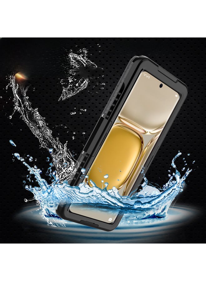ينطبق على Huawei Mate60Pro غطاء مقاوم للماء P60 غطاء مقاوم للماء قطعة واحدة التسليم-اللون: وردي-نموذج قابل للتطبيق: Mate 40 - Image 2