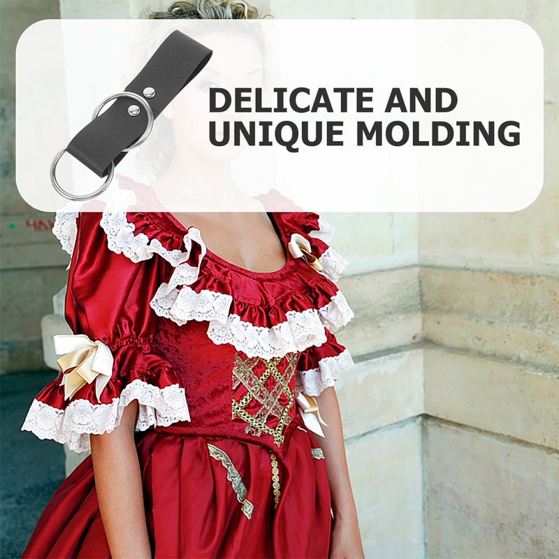 2pcs PU Leather Skirt Hikes Renaissance Medieval Skirt Hike Waistband Accessories Cosplay Costumes Skirt Hikes Waistband Supplies - Image 5