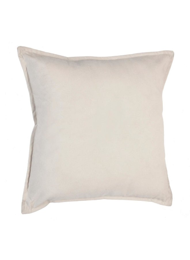 atmosphera Lilou High Quality Square Shaped Cushion Ivory 45 x 45cm 146200A - Image 1