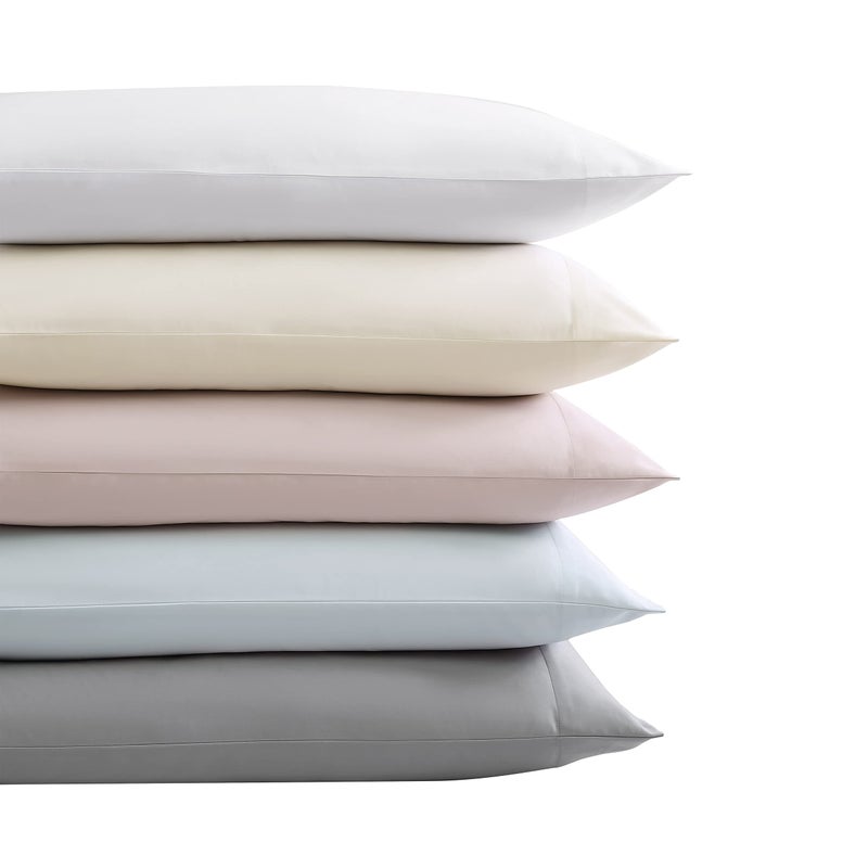 Vera Wang - Pillow Case Set  Luxury Sateen Cotton Bedding  800 Thread Count  Soft & Smooth Home Decor (White  Standard Pillowcases) - Image 3