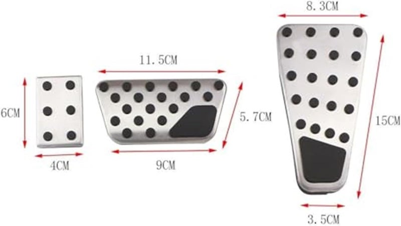 DEMULAX Car Pedal Covers for Dodge Ram - Image 3