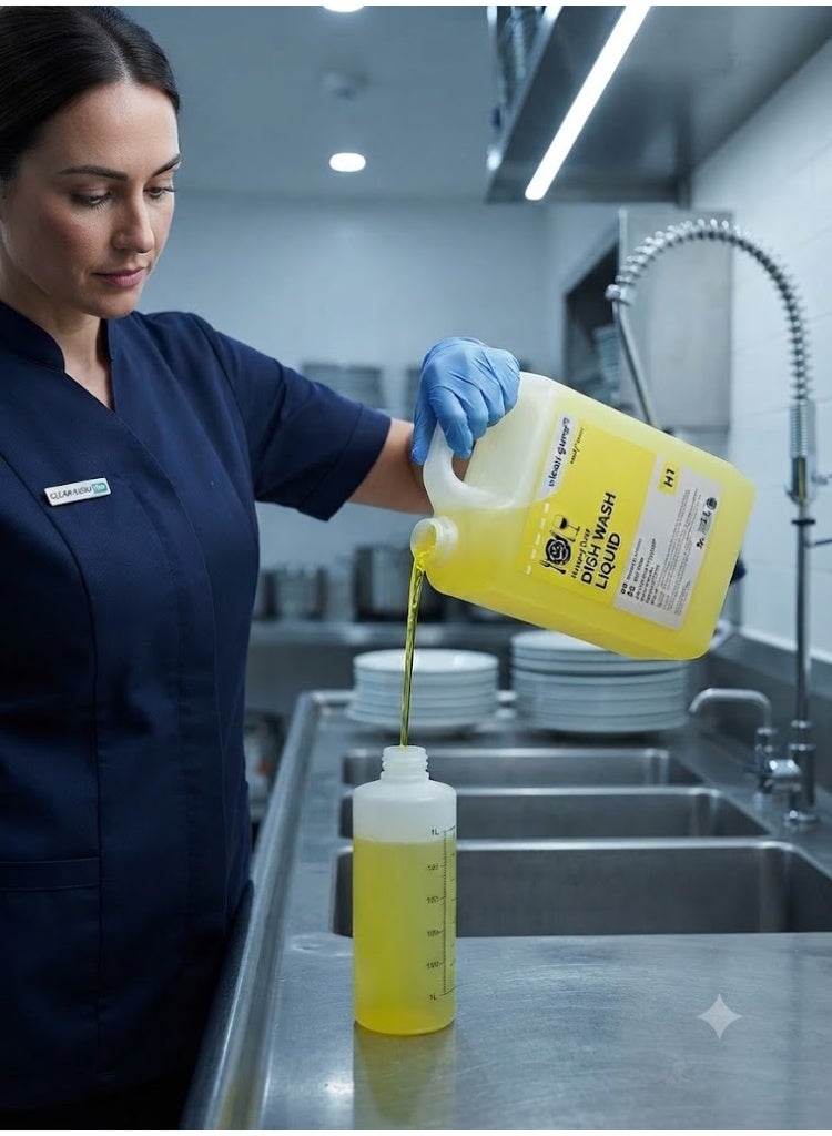 cleany genie Dish Wash Liquid 5000ml Lemon Zest Premium Quality - Image 2