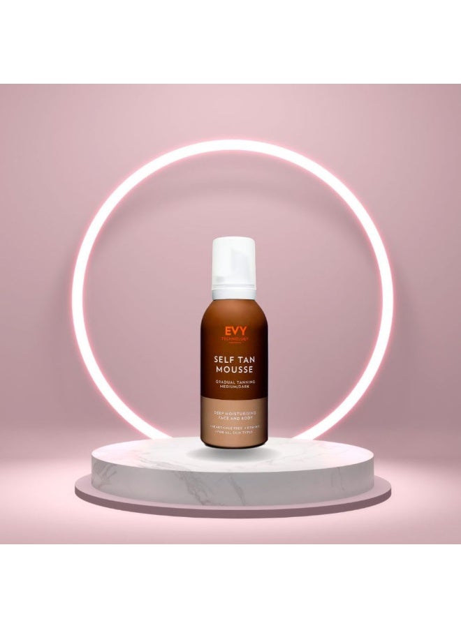 Evy Technology Self Tan Mousse Gradual Tanning Medium/Dark 150ml - Image 3