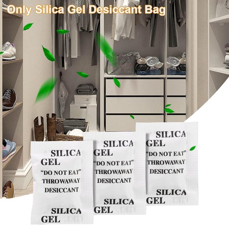 bvslf bvslf Silica Gel 1 gm Pouch 200 pcs Pack Moisture absorbents Dehumidifier Silica Gel Packets Bags for Moisture Room Kitchen Wardrobe Cupboard car Bedroom Camera Lenses Shoes 1 gm 200 pcs - Image 5