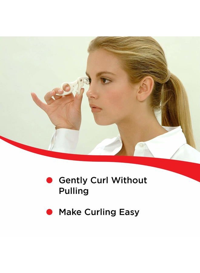 Seki Edge Spot Eyelash Curler (SS-600) - Lash Curler Adds Curl, Lift & Definition to Outer Corners of Lashes - Help Eyes Appear Larger & More Open - Comes with Extra Curler Replacement Pad - Image 4