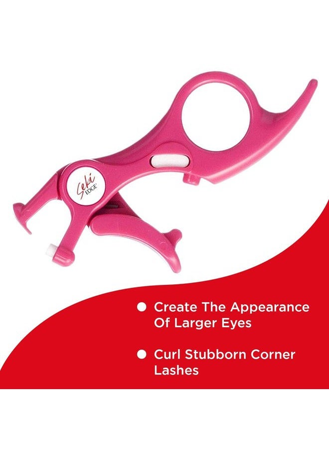 Seki Edge Spot Eyelash Curler (SS-600) - Lash Curler Adds Curl, Lift & Definition to Outer Corners of Lashes - Help Eyes Appear Larger & More Open - Comes with Extra Curler Replacement Pad - Image 2