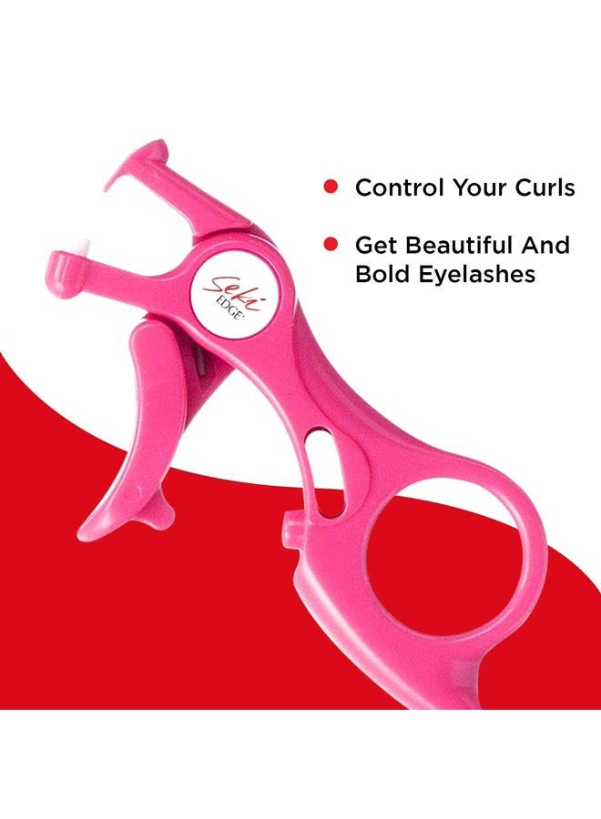 Seki Edge Spot Eyelash Curler (SS-600) - Lash Curler Adds Curl, Lift & Definition to Outer Corners of Lashes - Help Eyes Appear Larger & More Open - Comes with Extra Curler Replacement Pad - Image 3