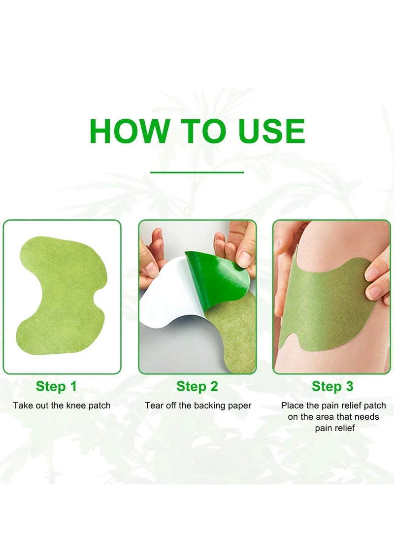 Sefudun Pain Relief Patches, Knee Pain Relief Plasters, Pain Relieving for Neck, Shoulder, Knee, Muscles Joints Pain 12Pcs - Image 4