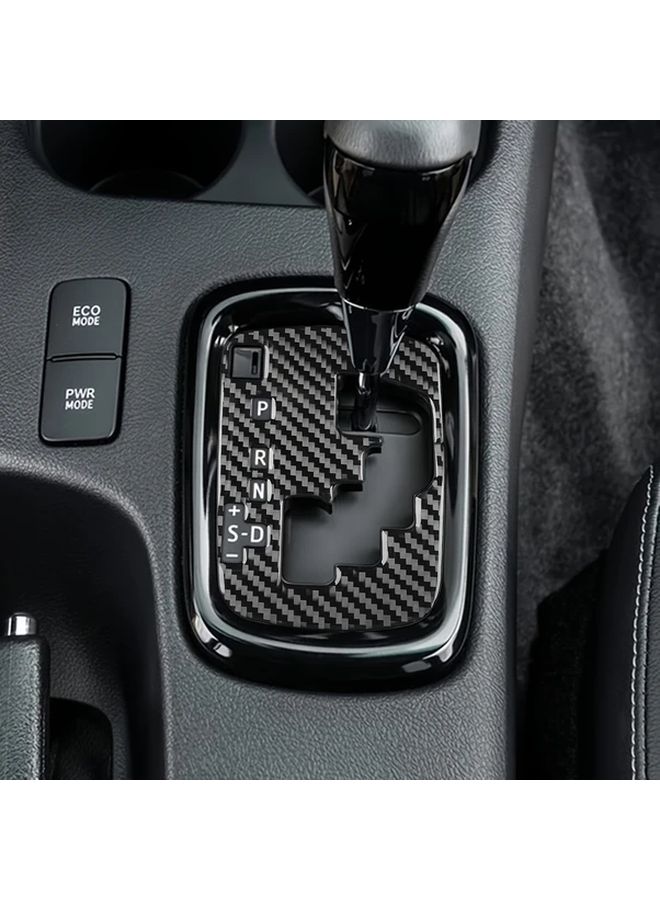 Carbon Fiber Shift Panel Sticker For Toyota Hilux 2015 2021 Left Hand Drive Interior - Image 4