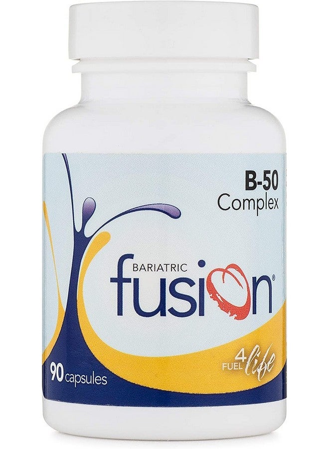 Bariatric Fusion Vitamin B50 Complex; Easy To Swallow Capsule; For Bariatric Patients; B50 Includes B1 B2 B3 B5 B6 B9 B12 & Biotin; 90 Count; 3 Month Supply - Image 2