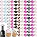 Cididu 110 Pcs Mini Cowboy Hats Plastic Tiny Cowboy Hat for Party 2 Inch Miniature Western Cowboy Cowgirl Hat for Crafts Small Doll Hats for Pet Cake Cupcake Bottle Decor Outdoor Party Cow Print - Image 2