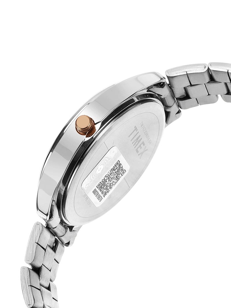 TIMEX Analog Watch for Man with Blue Round Dial & Multicolor Stainless Steel Bracelet Band Water Resistant Men's Wrist Watches - TWTG73SMU03 - Image 4