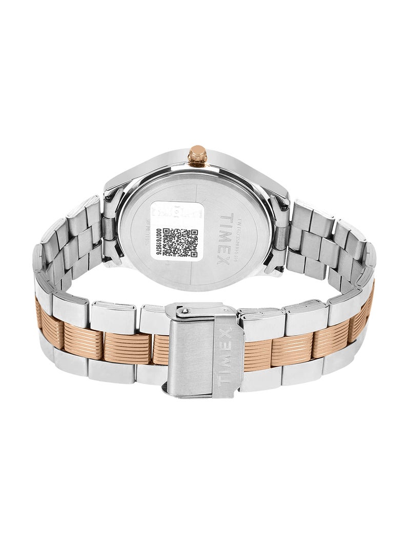 TIMEX Analog Watch for Man with Blue Round Dial & Multicolor Stainless Steel Bracelet Band Water Resistant Men's Wrist Watches - TWTG73SMU03 - Image 2