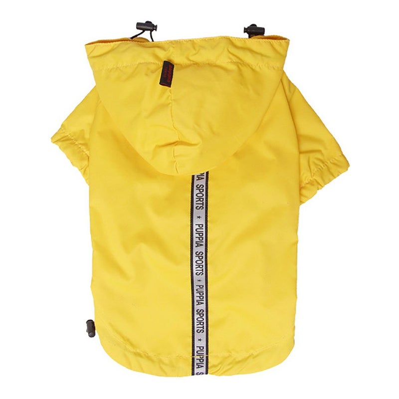 Puppia Authentic Base Jumper Raincoat, Medium, Yellow - Image 5