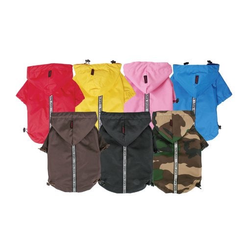 Puppia Authentic Base Jumper Raincoat, Medium, Yellow - Image 2