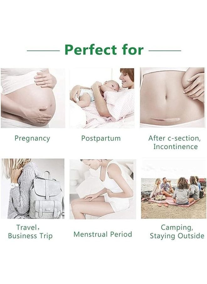 TEN-M JOURNEY - 4PCS Disposable Panties Underwear for Women Cotton and Individual Sealing Throw Pants Disposable Maternity Briefs for Travel Hospital Business Trip Hotel Spa (L, XL, XXL and 3XL) - Image 1