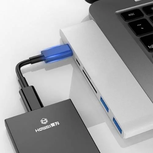 Polhammobile Polham Typc-E USB 3.0 Type-C Charger USB Card Reader Replicator Hub 6in1 Sd Card Reader USB Duplicator