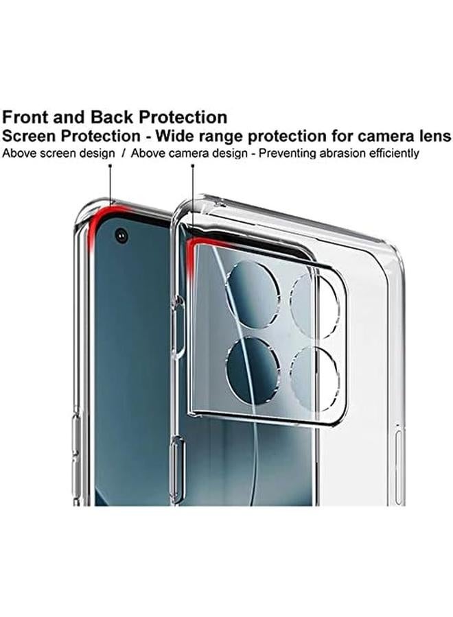 إيروريكس متوافق مع Oneplus 10 Pro Case Cover 5G واقي شاشة 1 Plus 2 قطعة غشاء واقٍ محب للماء غطاء شفاف مقاوم للصدمات عالي الجودة بدون فقاعات - Image 2