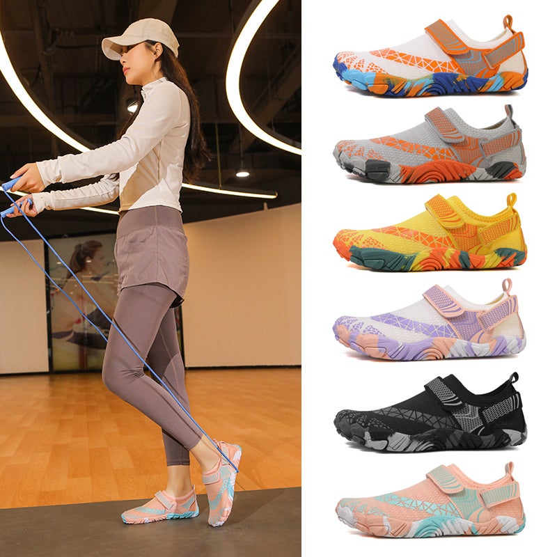 Barefoot Shoes For Men And Women, Indoor Sports Shoes For Training, Squat Yoga Shoes, Shock-Absorbing Soft-Soled Running Aerobics Fitness Shoes - Image 2