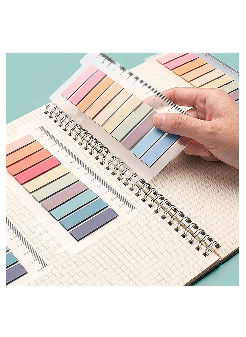 Generic - 1200 Piece Sticky Tabs Book Tabs Writable Morandi Sticky Tabs Repositionable Color Page Markers Transparent Sticky Note Tabs Post Stick It Tabs School Supplies Index Tabs - Image 1