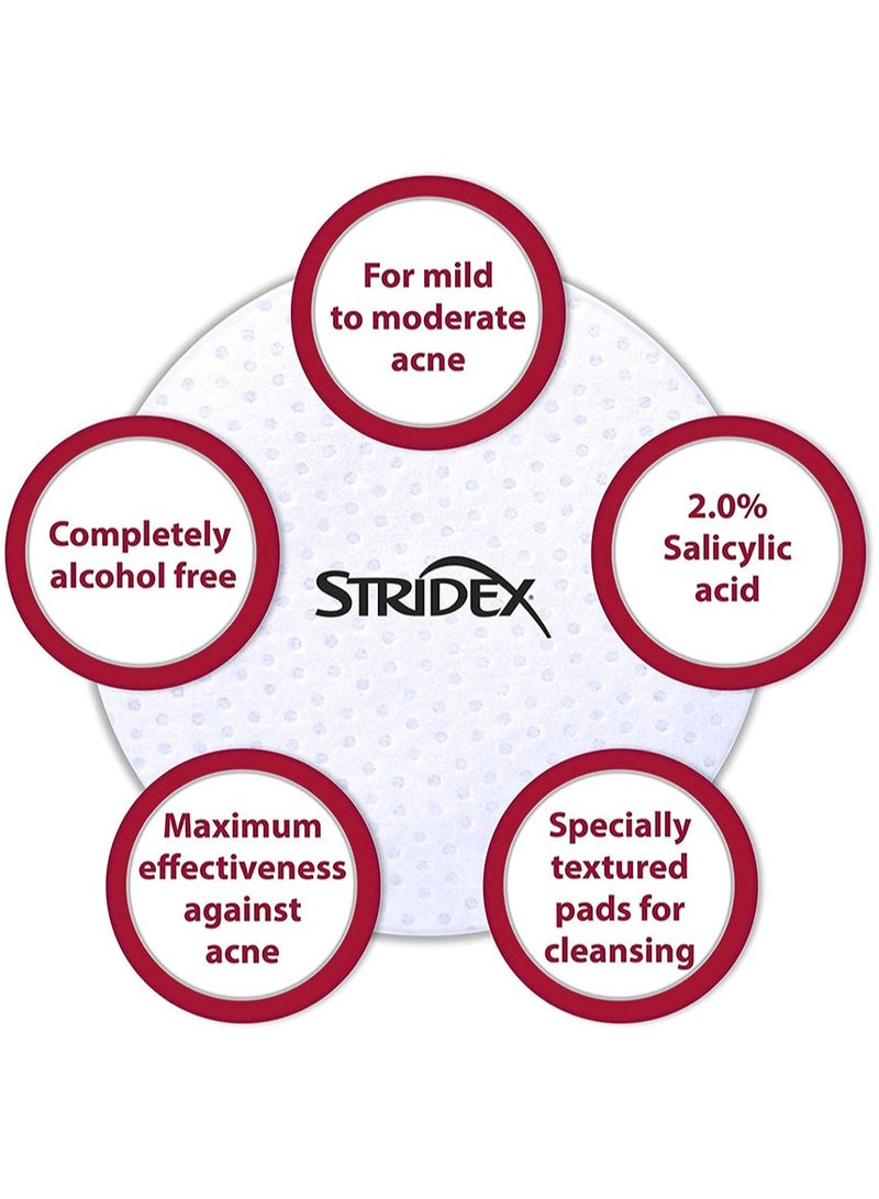 Stridex Stridex Maximum Salicylic Acid Pads 55pcs  - Image 4