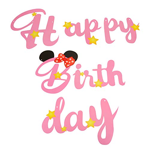 Chocozone Birthday Decorations Items for Girls - Big Panda Style Happy Birthday Banner Party Propz for Girls Birthday Party - Image 3