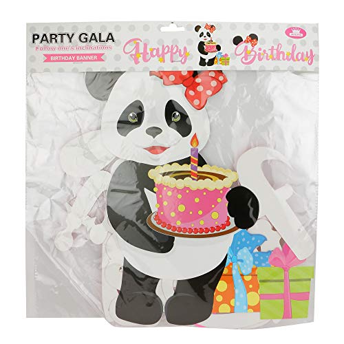 Chocozone Birthday Decorations Items for Girls - Big Panda Style Happy Birthday Banner Party Propz for Girls Birthday Party - Image 4