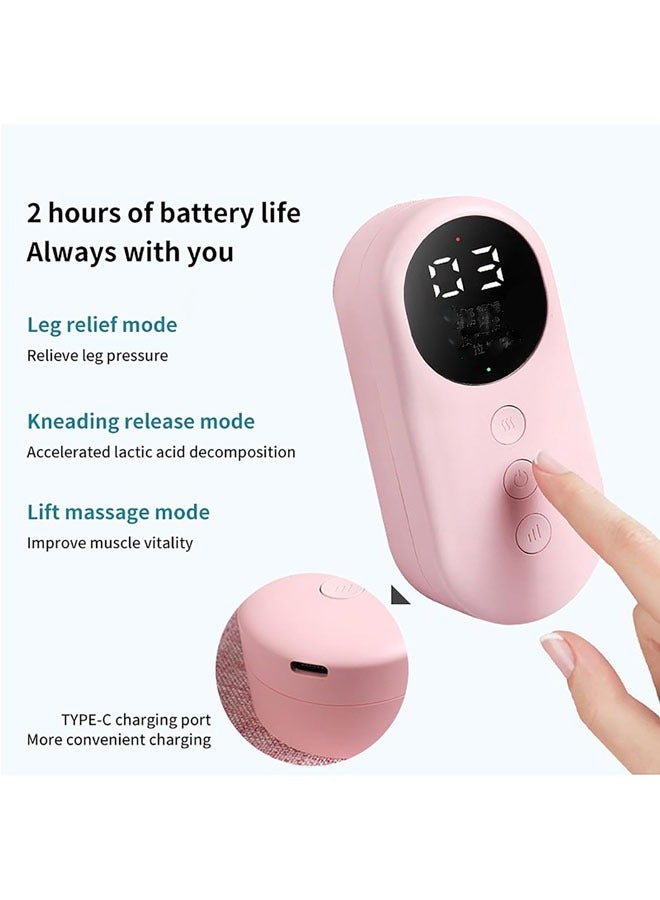 general Leg Massager for Circulation and Pain Relief, Calf Air Compression Massager with Heat, 3 Intensity, 3 Mode Leg Massager - Image 2