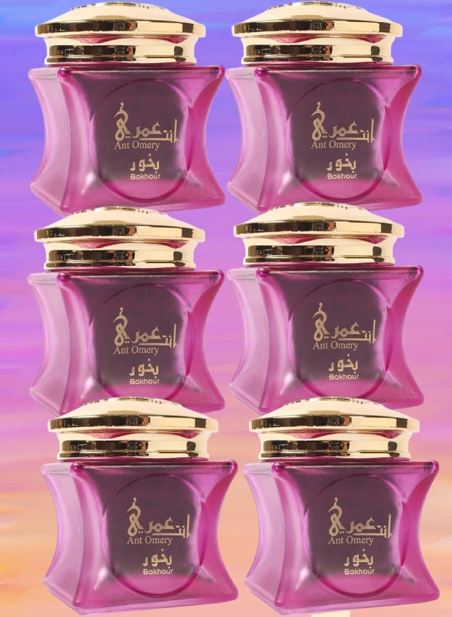 ALMAS 6 Pieces Ant Omery Bakhoor 30g - Image 1