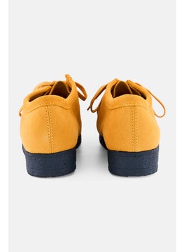 clarks Men Standard Wallabee Slip On Casual Shoes, Mustard  - Image 4