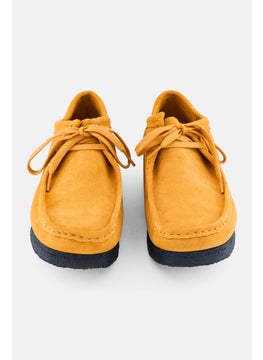clarks Men Standard Wallabee Slip On Casual Shoes, Mustard  - Image 3