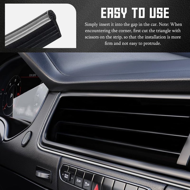 Deemars Car Interior Trim Strip - 16.4ft Flexible Decorative Accessory - Image 4