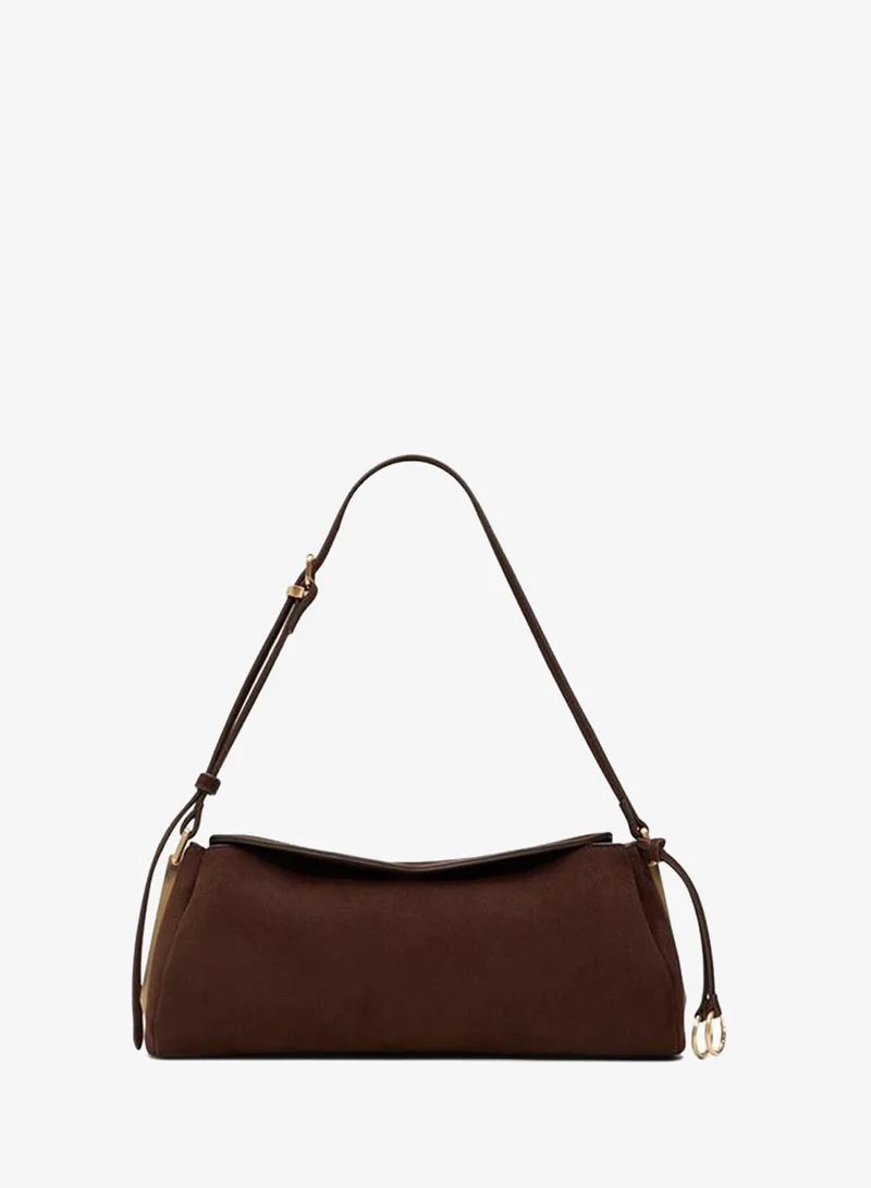 Hillarie Ladies Brown Shoulder Bag
