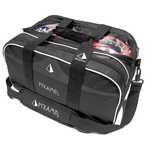 Pyramid Path Double Tote Plus Clear Top Bowling Bag (Holds Shoes) - Image 1