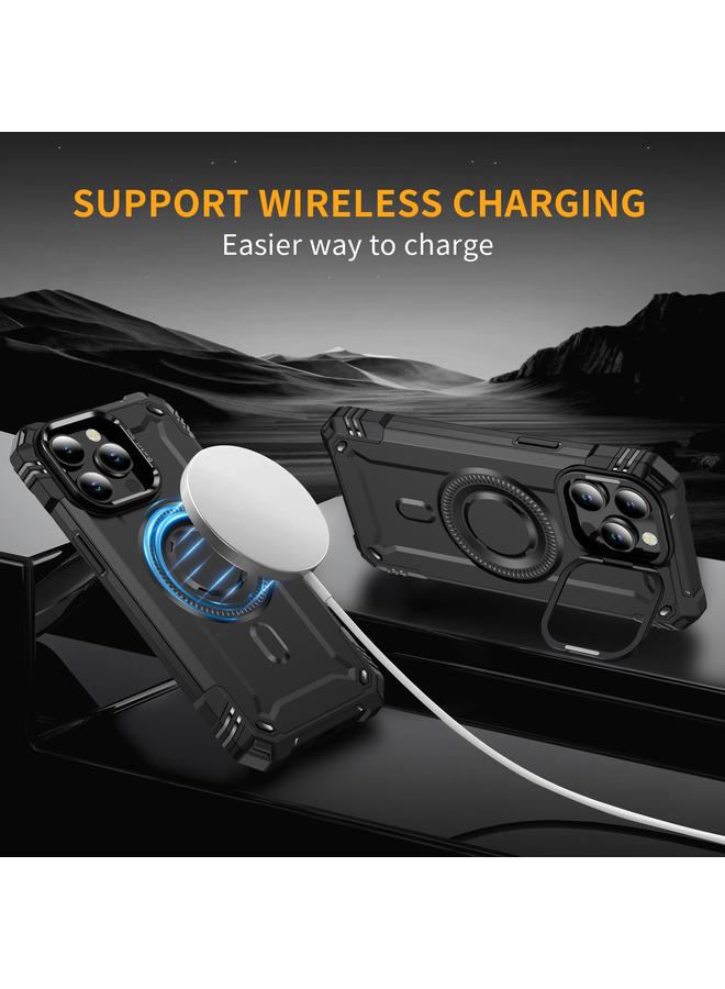 S-TOP Case For iPhone 13 Pro Max Lens Holder MagSafe Phone Case - Image 4