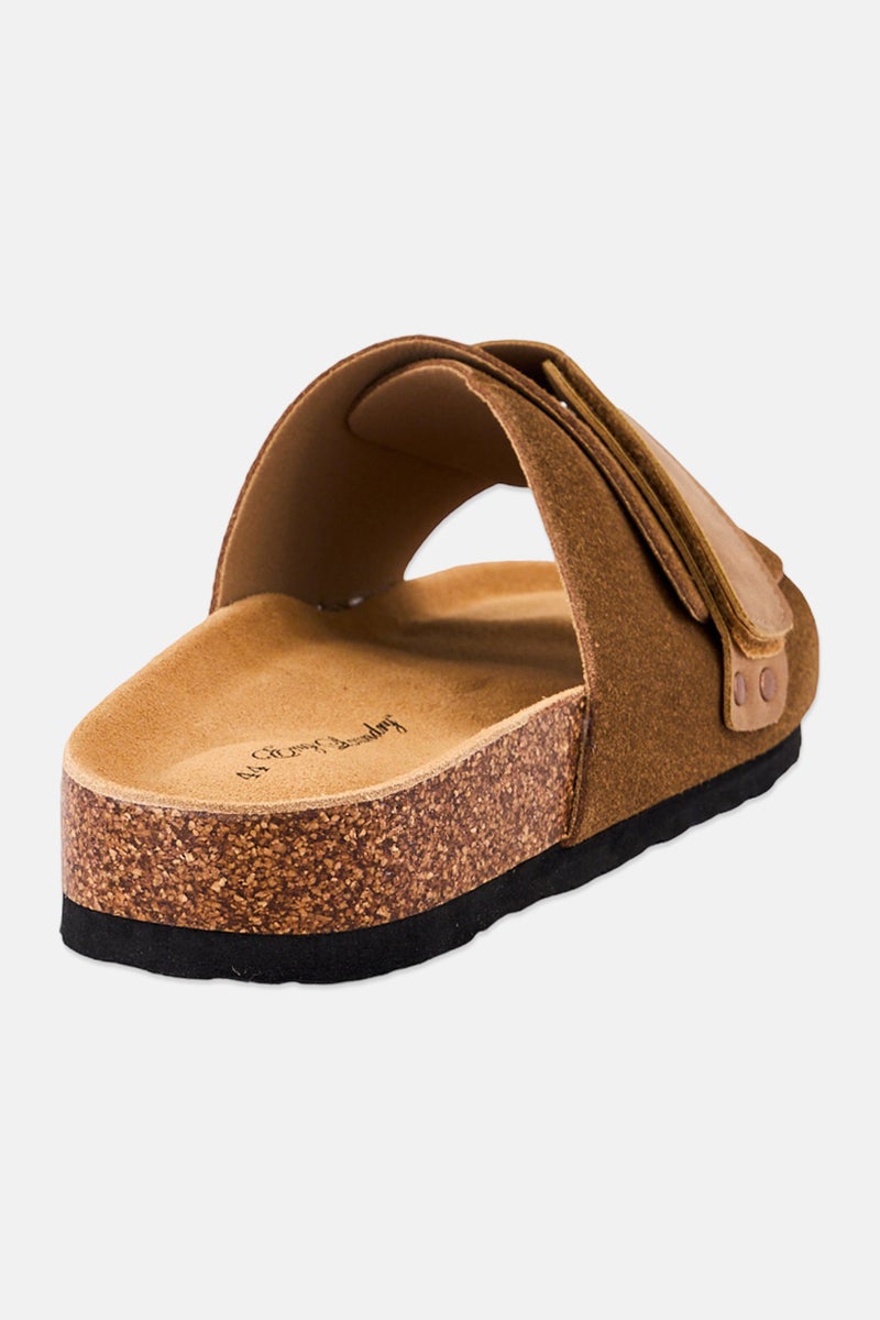 English Laundry Men Slip On Sandals, Tan - Image 3
