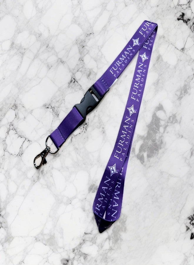 Desert Cactus Furman University Lanyard Paladins FU Car Keys ID Badge Holder Keychain Detachable Breakaway Snap Buckle (Purple) - Image 5