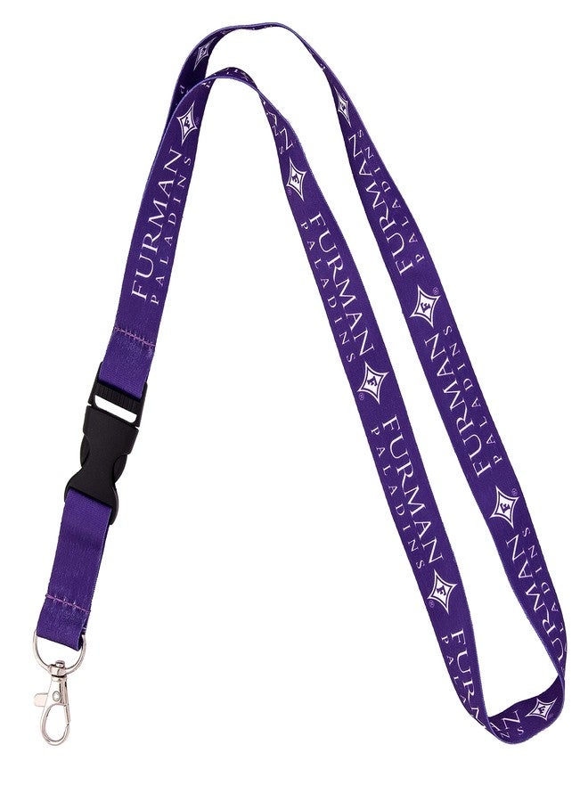 Desert Cactus Furman University Lanyard Paladins FU Car Keys ID Badge Holder Keychain Detachable Breakaway Snap Buckle (Purple) - Image 1