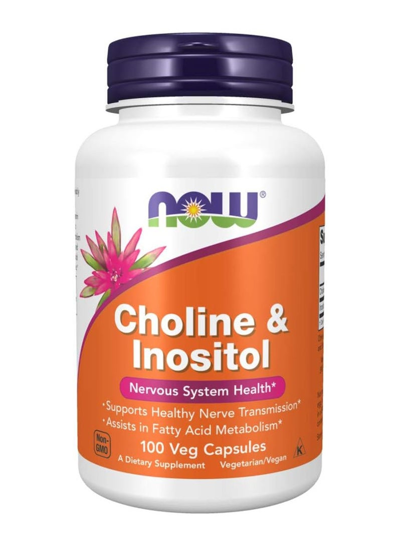 now Choline & Inositol, 100 Veg Capsules - Image 1