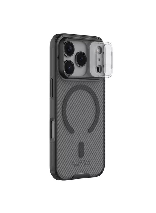 Nillkin CamShield Pro Magnetic cover case Clear version for Apple iPhone 17 Pro 6.3 (2025) - Black - Image 4