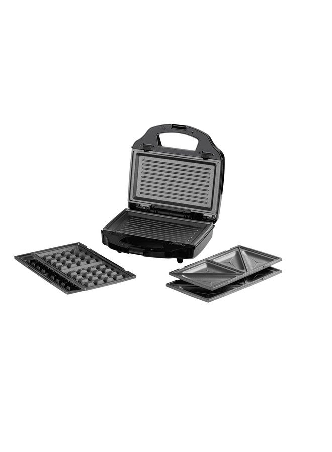Russell Hobbs RST900M3XL 900W 3-in-1 Sandwich Maker | Toast, Waffle & Grill Plates | Cool-Touch Handle | Ready-to-Cook Indicator | Overheat Safety Protection | Compact Design | 2-Year Warranty - Image 1