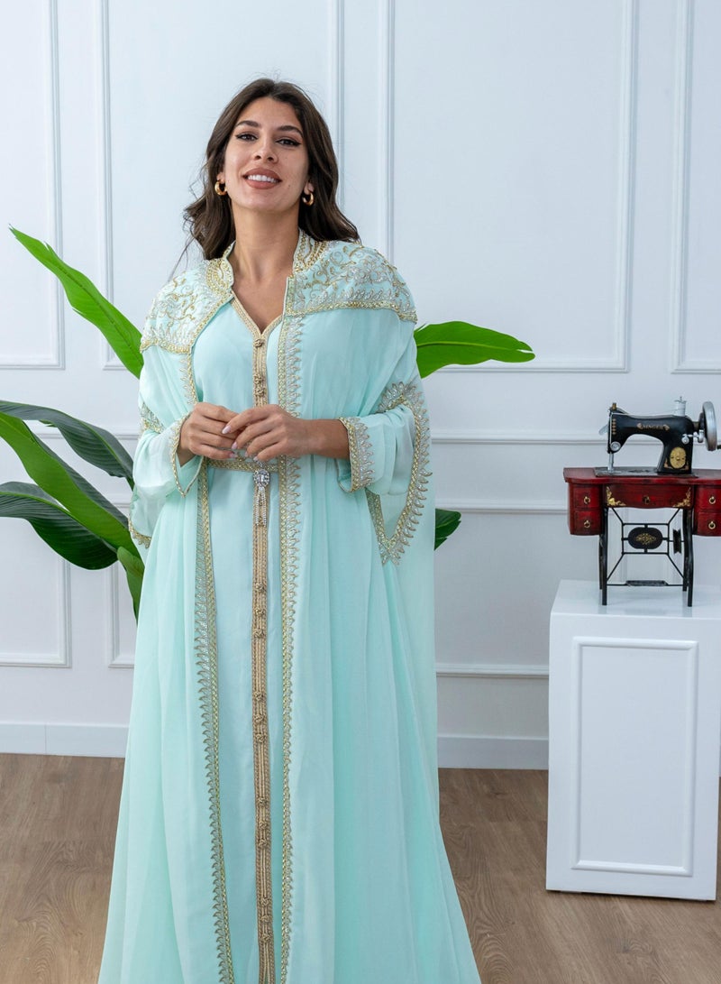 AL BENT AL SHARQIEH women kaftan dress 
