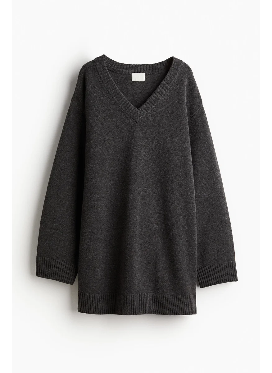 H&M Knitted V-Neck Dress