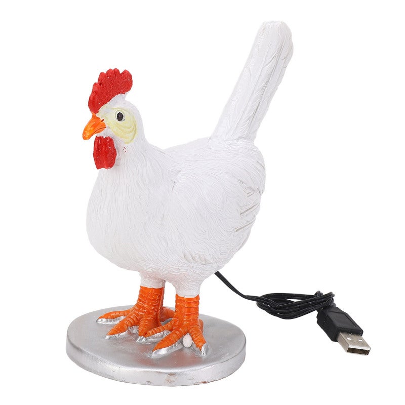 3D Chicken Egg Lamp: Lifelike Resin Material - Funny Eye-Catching Design Multifunctional Novelty Lamp for Bedroom Living Room Home Decor - Image 4