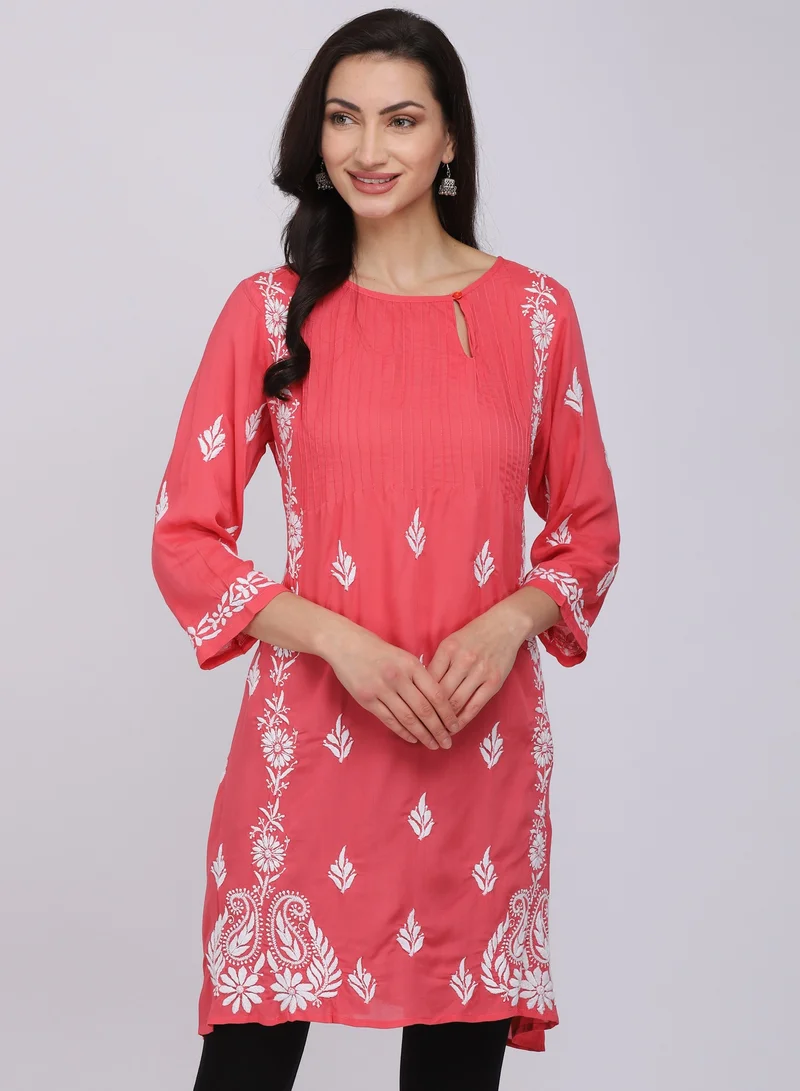Alaya Embroidered Tunic Dress